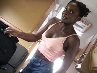 Meaty Black Pussy Ebony GF Rammed POV