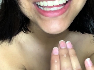 Amateur big ass brunette teen with